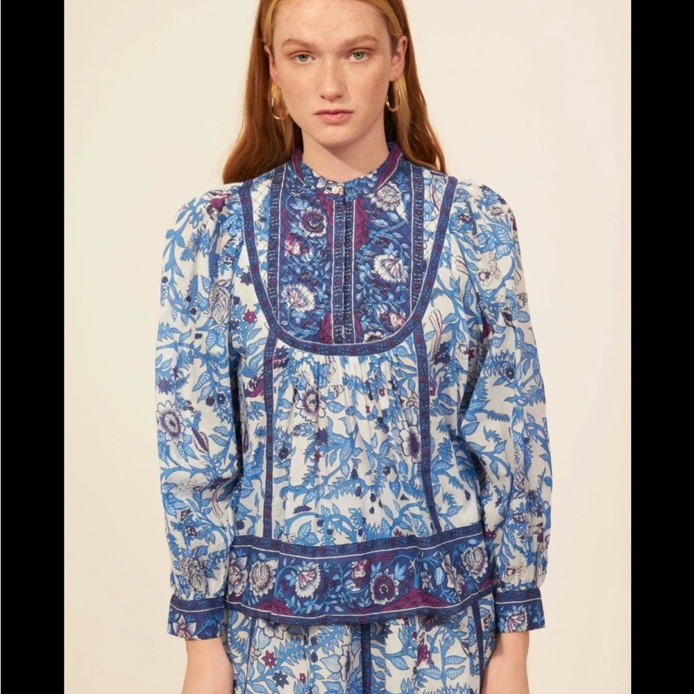 NWT Antik Batik Salma Blouse SIZE L